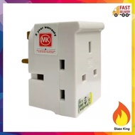 MK 692 WHI, 13A with 3 x 13A Socket Outlets Fused 3 Way Adaptor