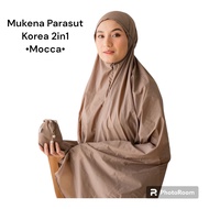 [FREE SAJADAH TRAVEL] Mukena lato-lato traveling mini bahan parasut korea premium 2in1 ukuran dewasa