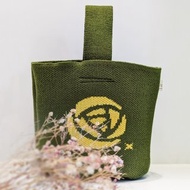 Venus手提袋-綠-針織包-便當袋-飲料袋-早餐袋-環保袋-交換禮物