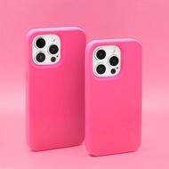 【Candies】iPhone 15 系列 - Simple系列素面殼 粉 手機殼
