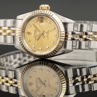 Tudor/between gold diamonds 92413 automatic watch 25mm. For women