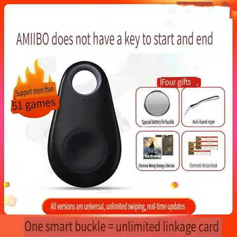 For Amiibo Smart Legend of Kazelda Kingdom Tears amiibolink Infinite Brush Bluetooth Keychain Breath