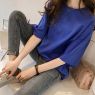 Plus Size Summer 2023 New Style Candy Color Women's Short Sleeve T-shirt HL0001 Shop 4b 0wqy2zp