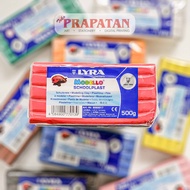LILIN Lyra Clay Modello Schoolplast 500g | Toy Candles | Pottery