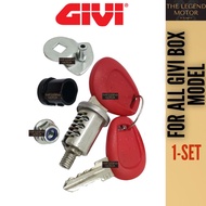 Givi Box Key Lock Set Kunci Givi Box Kappa Box Kotak For All Givi Bos Model Top Case Monolock Front 