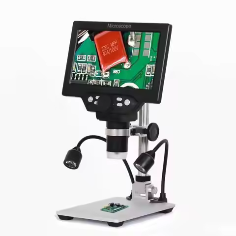 MUSTOOL G1200D Digital Microscope 12MP 7 Inch Large Color Screen Large Base LCD Display 1-1200X Cont