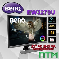 BenQ EW3270U 32 Inch 4K UHD 3840 x 2160 HDR Monitor FreeSync Eye-Care, Anti-Glare Brightness Intelli