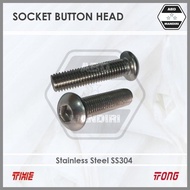 SS304 Button L Stainless M12 X 45 (SUS304 A2-70 Socket Button Head) M12x45 / 12x45 / L Button 12 x 4