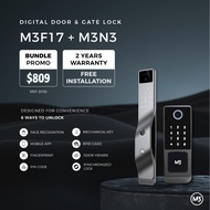M3F17 + M3N3 DIGITAL DOOR & GATE LOCK (FREE INSTALLATION)