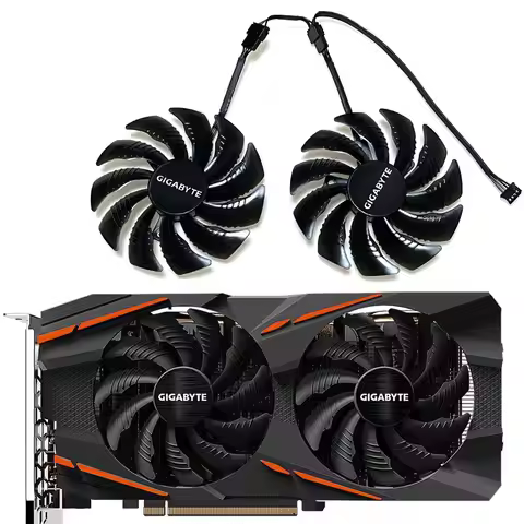 NEW T129215SU PLD09210S12HH 88MM RX 580 GPU Fan, For gigabyte RX 590、580、570、480、470、GTX 1070、1060、1