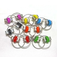 10Pes Fingertip Metal Key Ring Finger Toy Creative Adult And Children Stress Relieving ToyBicycle Ch