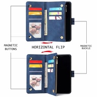 Casing for Huawei P30 lite P40 Pro+ Mate 30 pro Y7p Nova 4e 7i 5T 5i P Smart honor 20 Flip Cover Phone Wallet Leather Zipper Case Card