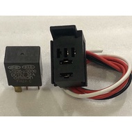 TCS-TM001+RL ORIGINAL THAI CAR SHOW 4PIN RELAY WITH SOCKET WIRE FOR USE ON: UNIVERSAL VEHICLE