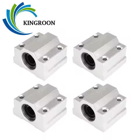 4pcs SC6UU SC8UU SC10UU SC12UU SC16UU SCS20UU Linear Ball Bearings Aluminium Slide Bushing Block For