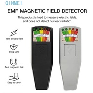 QINMEI Electromagnetic Field Radiation Tester, High Precision 5 LED EMF Gauss Meter, Multifunctional