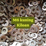 RING PLATE M6 KILOAN YELLOW (key bolt 10) contains approximately 1300 pcs