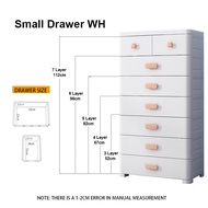 New 4 5 6 7 Layer Drawer Cabinet Durabox Wardrobe Plastic Megabox Drawer Cabinet For Clothes Storage