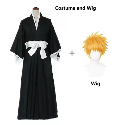 Bleach Kuchiki Rukia Cosplay Costumes Kurosaki Ichigo Die Pa Soul Society Shinigami Kimono Full Outf