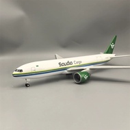 47cm with Wheels Assembly Resin Airplane Model B777 Cargo Airplane Airplane Model Ornaments