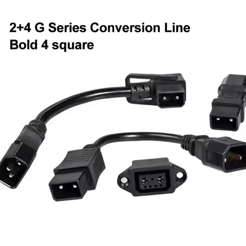 XiaoNiu G0G1G2 Lithium Battery Replacement Plug 2+4 Female Socket Charging Station Adapter Charger C