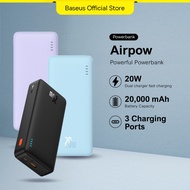 Baseus Airpow 20W Power Bank 10000mAh/20000mAh Fast Charge Powerbank for iPhone 15/14/13/12 Xiaomi batterie externe