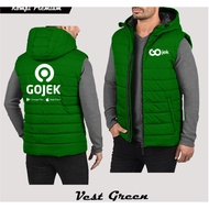 Gojek Jacket Vest | Custom Gojek Ojol Vest | Original Gojek Jacket