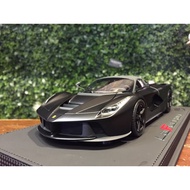 1/18 BBR Ferrari LaFerrari 2012 Matte Black BBR182242DIE [MGM