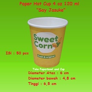 Paper Hot Cup 4 oz Say Jasuke isi 50 pcs