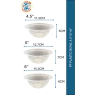PP PLASTIC BOWL 4.5''/5''/6'' 100PCS