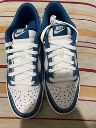 【NIKE 耐吉】Nike Dunk Low Industrial Blue Sashiko 男鞋 丹寧 藍色 帆布 牛仔(DV0834-101)尺碼27.5