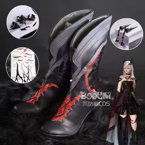 Love and Deepspace Heroines Game Cosplay Shoes Boots New Combat Outfit Hunter Uniform Props Earrings