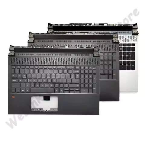 New Replace Keyboard For Dell Gaming G15 5510 5511 5515 5520 5521 5525 Laptop Upper Top Case Palmres