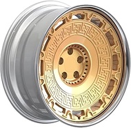 YFADACAI Golden Chrome Painted Customize 18 19 20 21 22 Inch Wheel 5x112 5x114.3 5x120 Rims Passenge