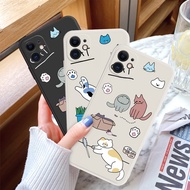 TPU Cat in Play Case For OPPO F11 R9S F9 Plus Reno 5 2Z 2F 4 Pro F19 Pro Realme C1 Soft Phone Cover