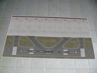 Aircraft Runway Airport Scene Model Plane Drawing 8-Seat Version B 1:400 1:200 1:500