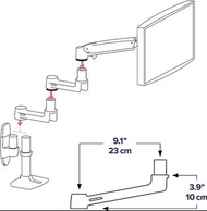 Ergotron LX 顯示器臂延長件 | Ergotron LX Monitor Arm Extension