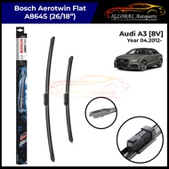 Audi A3 [8V] Year 2013-2020 A864S Windshield Wiper BOSCH Aerotwin Flat Set (26/18")