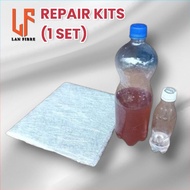 Repair Kits 1 Set / Fiberglass Repair Kit / Matt Fiberglass 450gsm / Resin / Catalyst