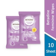 Betadine WIPES 10'S | Betadine WOMEN'S CLEANING TISSUE