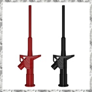 [I O J E] 2pcs Quick Test Hook Clip Professional Insulated High Voltage Flexible Testing Probe 4mm B