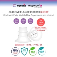 MAYMOM Short Insert for Elvie, Medela Flex, Supermama and other Handsfree Breast Pump and Cups to re