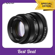 Andoer 35mm F1.2 Manual Focus Camera Lens Large Aperture APS-C Compatible with Sony A6600/A6500/A6400/A6300/A6100/A6000