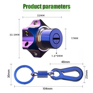 Case Cover Kepala Kunci Titanium Burnt With Ring Kunci Untuk Motor DIY