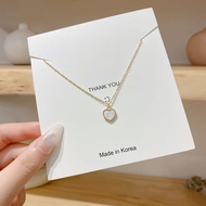 Kalung Rantai Wanita Anti Karat Selamanya / Kalung Wanita Liontin Love Delima