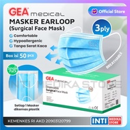PTR GEA - Masker Earloop 3 Ply | Masker Karet 3 Ply | Masker Medis