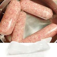 1m Length X 50mm Folded Diameter X 32mm Diameter Transparent Plastic Sausage Casing Packaging Film, 