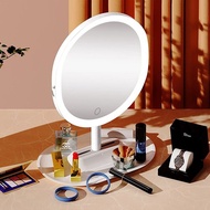 【免運】斐色耐子母鏡補光化妝鏡led燈智能梳妝台桌面鏡子