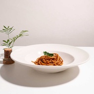 European Straw Hat Plate Underglaze Colorful Vegetable Plate Salad Western Food Plate Deep Plate Pas