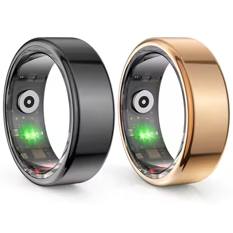 R02 Smart Ring Fitness Tracker Ring 5.0 Bluetooth-Compatible Blood Oxygen Tracker IP68 & 5ATM Waterp