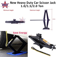 Heavy Duty Car Scissor Jack Garage Hexagon Jek Kereta Service Jack Lifting DIY Car Scissors Jack Spare Handle